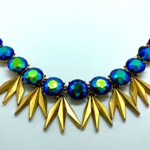 Vintage Opalesque glass necklace